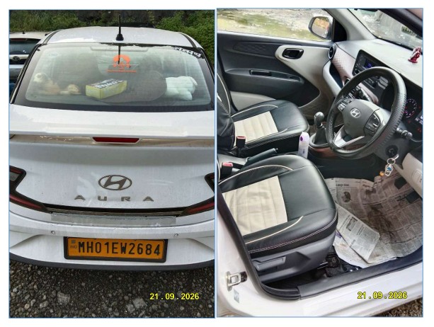 2025 Hyundai Aura S 1.2 Petrol MT Sedan 28446 km 1 year for sale in Choice Warehousing Navi Mumbai — photo 2